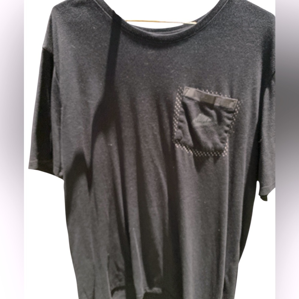 Nike Tri-Blend Tee XL Black | Pocket Logo | Athletic Fit